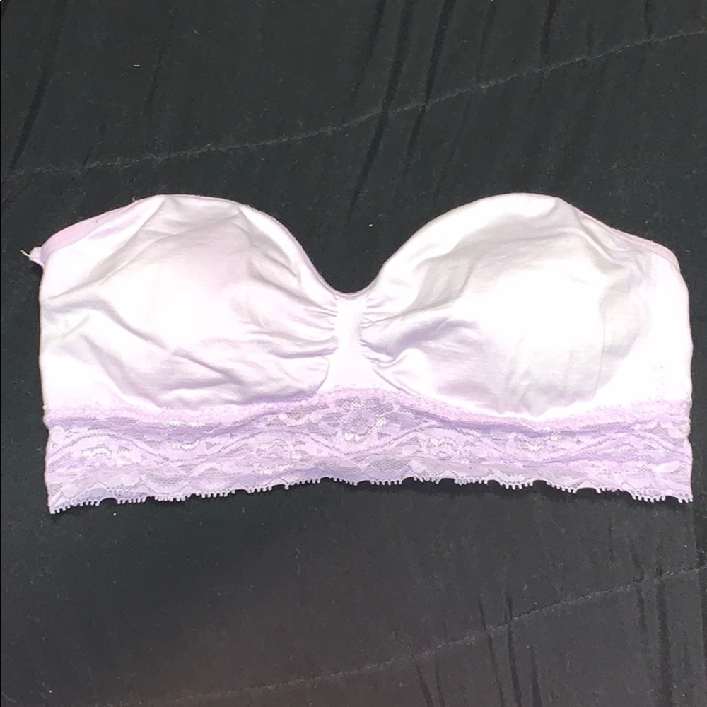 Purple Strapless Bralette